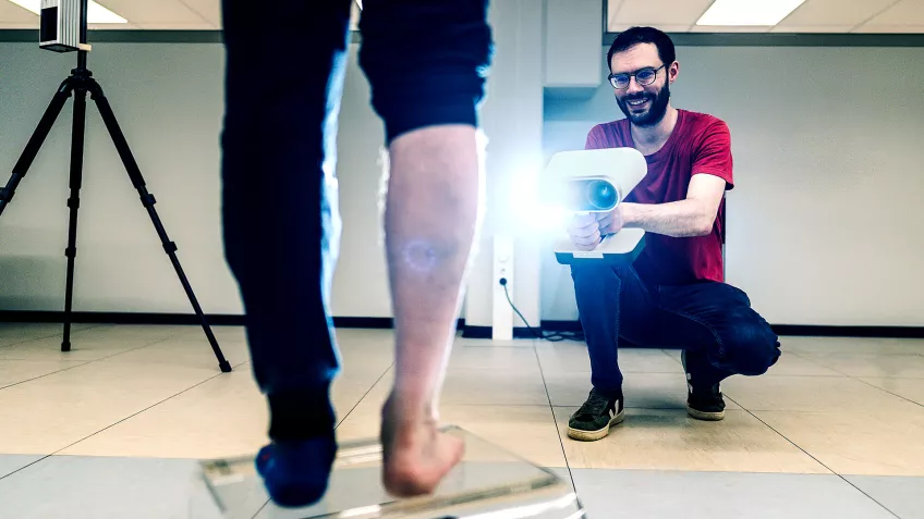 patient 3D scan leg