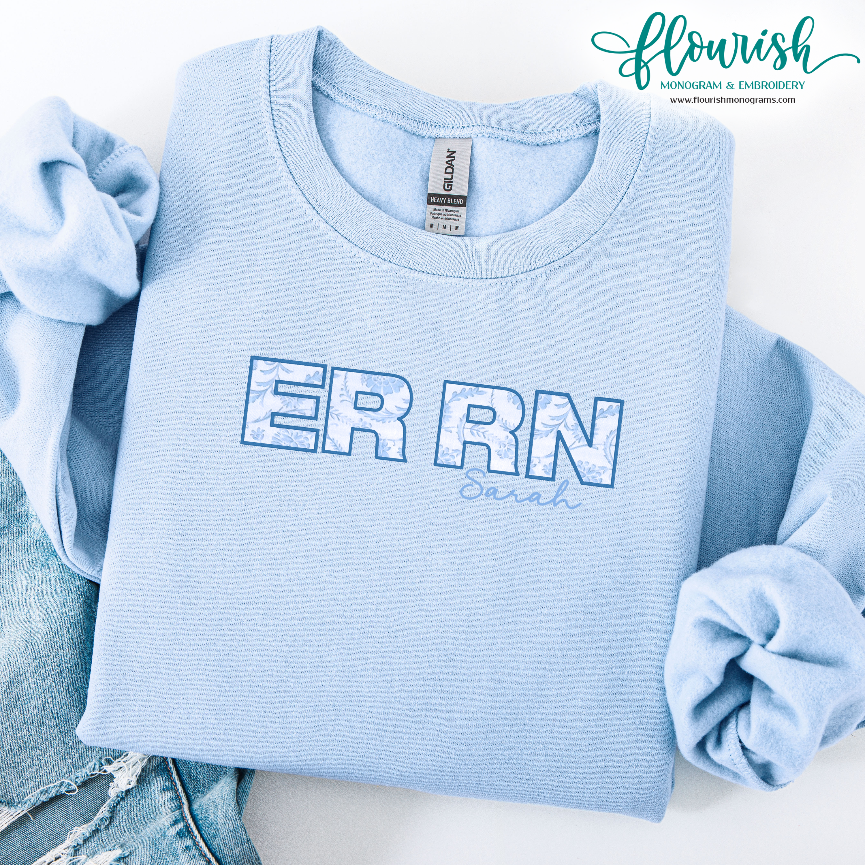 Custom Applique Sweatshirt