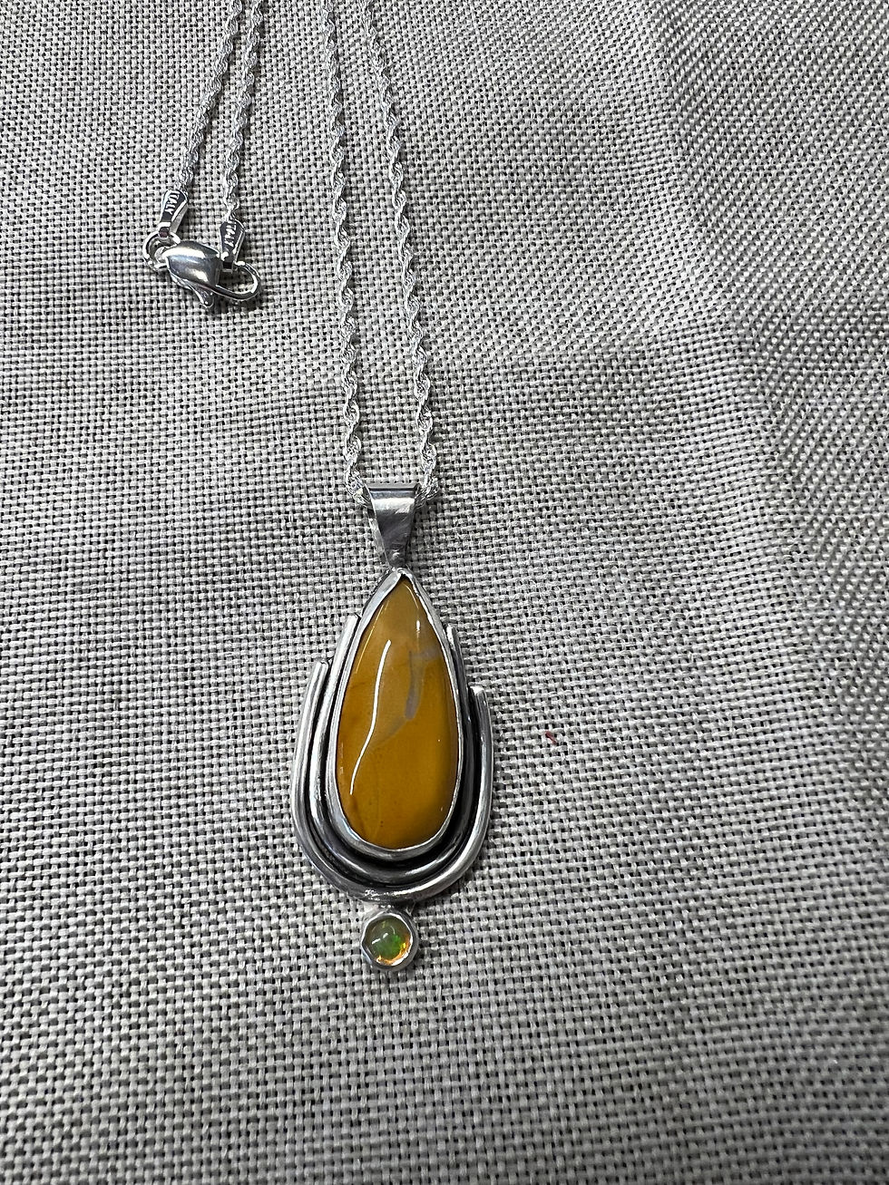 Thumbnail: Mookaite Jasper & Opal Necklace