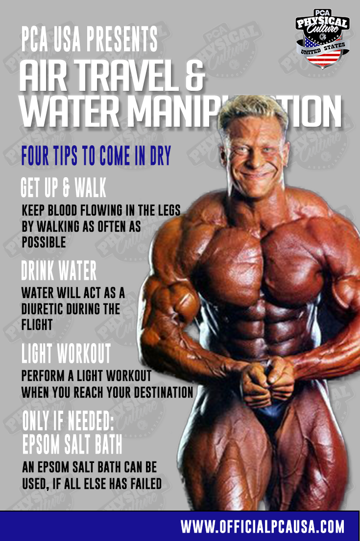 Traveling For A Bodybuilding Physique Event And Water Manipulation Images, Photos, Reviews