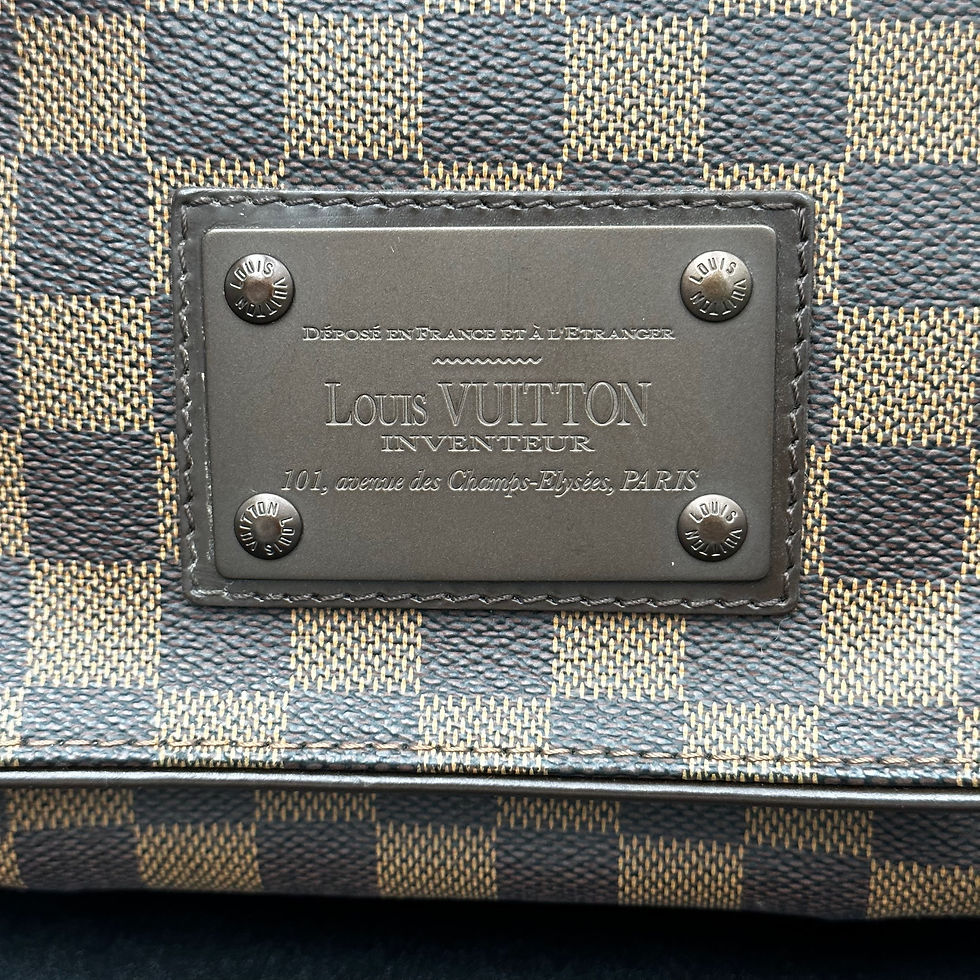 Thumbnail: Louis Vuitton Brooklyn Handbag Damier Ebene PM