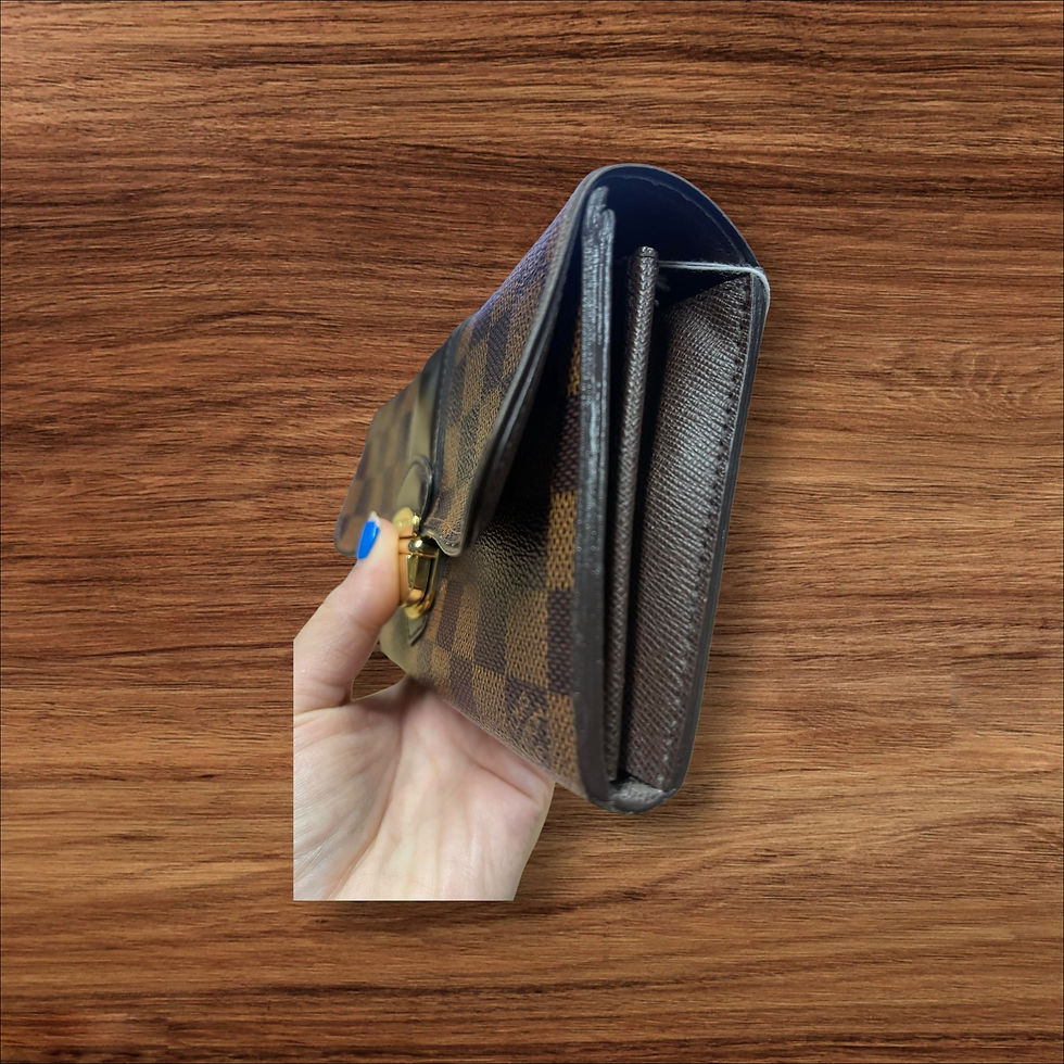 Thumbnail: Louis Vuitton Damier Ebene Sistina Wallet