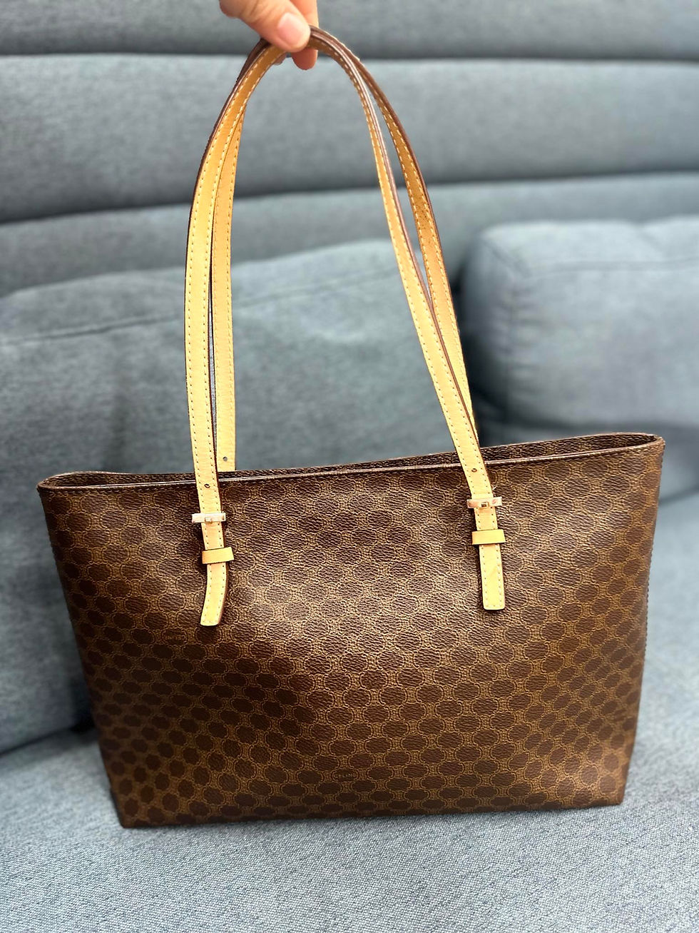 Thumbnail: Celine Macadam Blason Vintage Tote