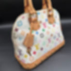 Thumbnail: Louis Vuitton Murakami White Monogram Multicolor Alma Pm Bag