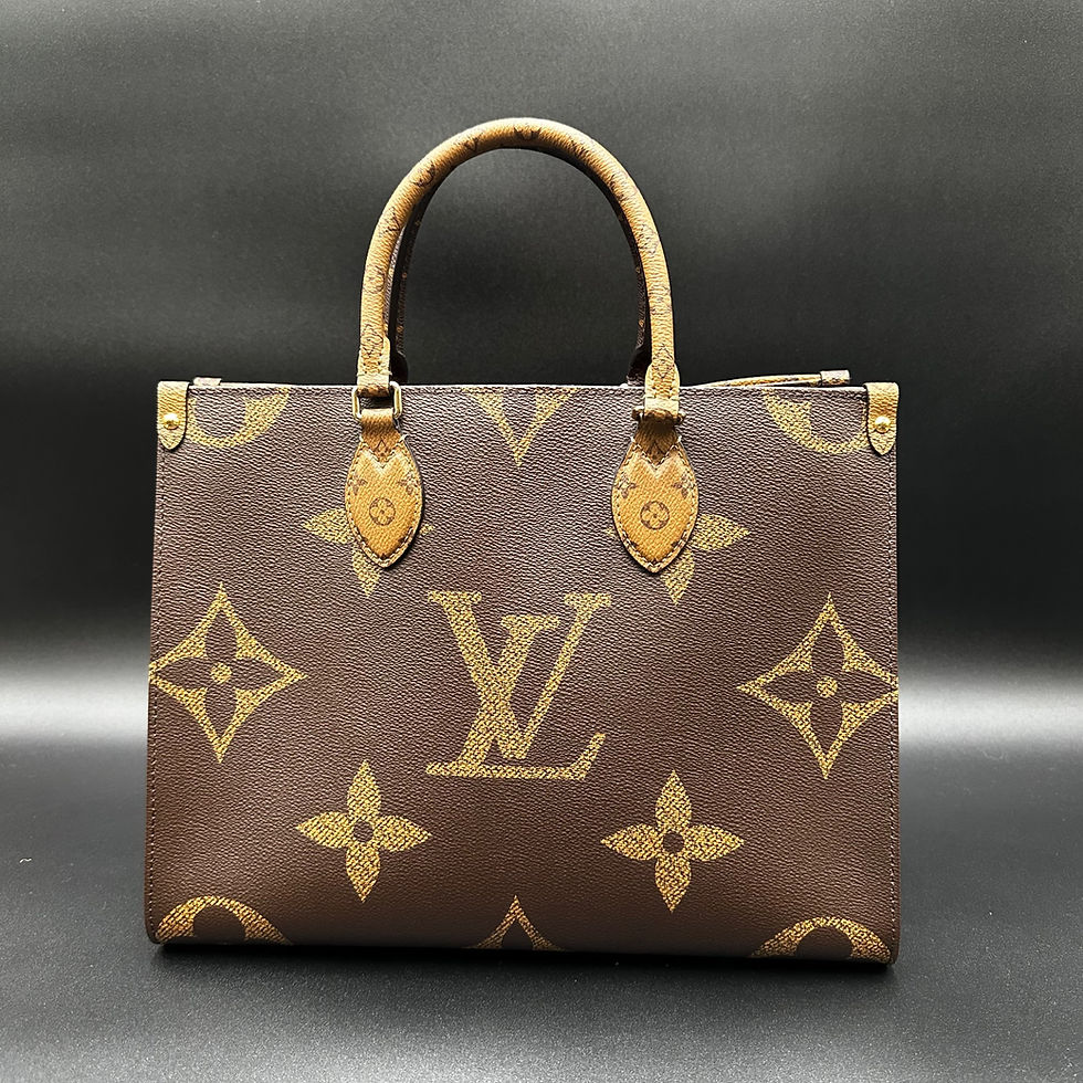 Thumbnail: Louis Vuitton On The Go MM Reverse Monogram Tote