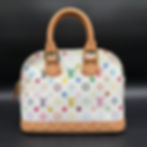 Thumbnail: Louis Vuitton Murakami White Monogram Multicolor Alma Pm Bag