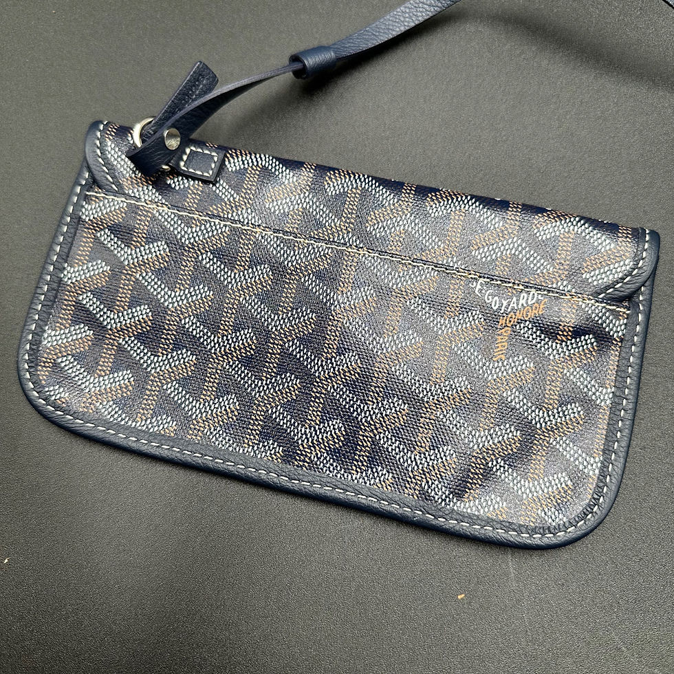 Thumbnail: Goyard Goyardine St. Louis MM Navy Blue