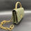 Thumbnail: Chanel Lambskin Quilted Pick Me Up Wallet On Chain (WOC) – Green with Gold