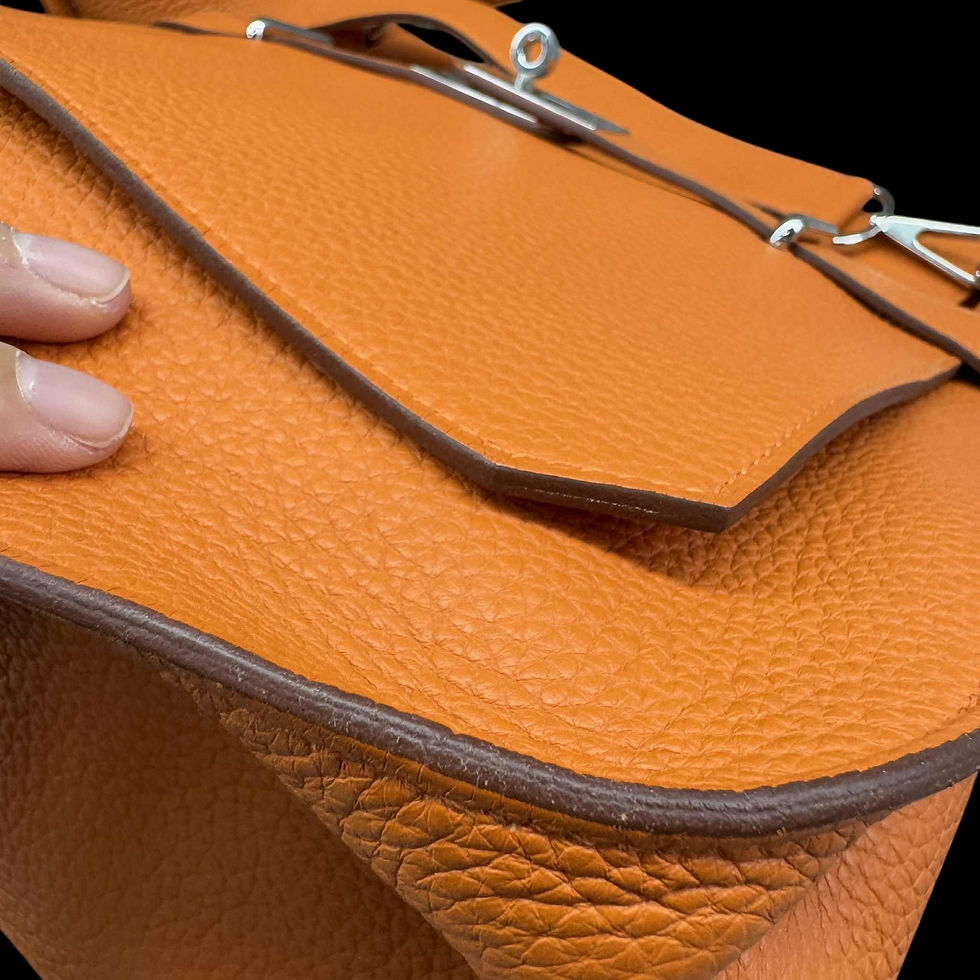 Thumbnail: Hermes Taurillon Togo Jypsiere 34 Orange
