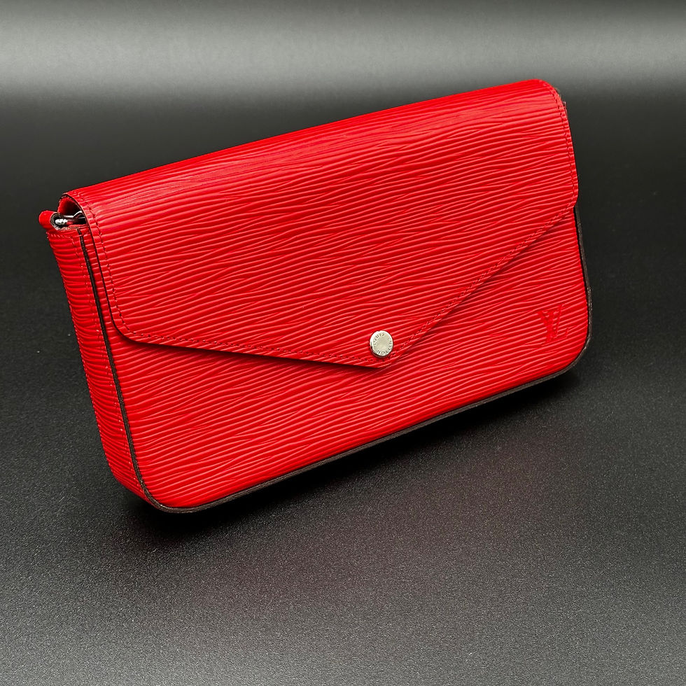 Thumbnail: Louis Vuitton Felicie Crossbody bag in Red Epi Leather
