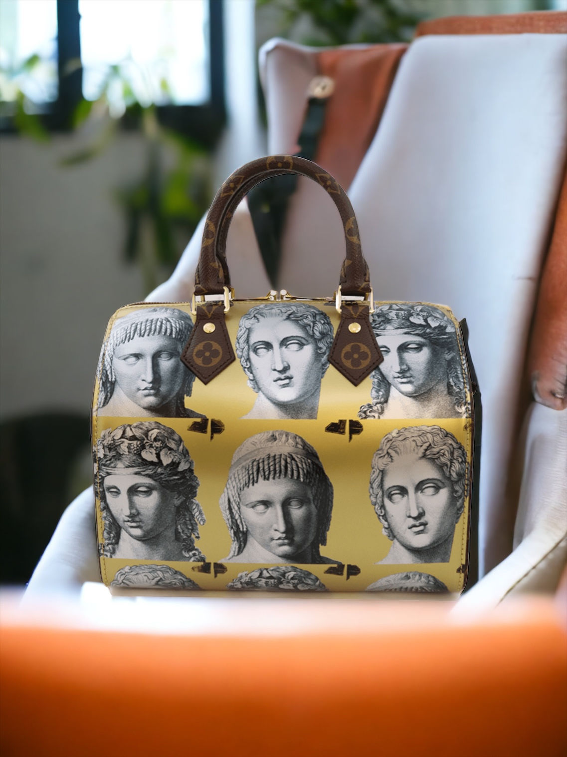 Louis Vuitton Fornasetti Speedy 25 Bandouliere Bag