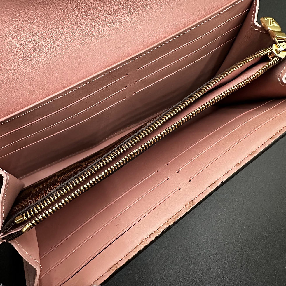 Thumbnail: Louis Vuitton Croisette Wallet on Chain Damier Ebene