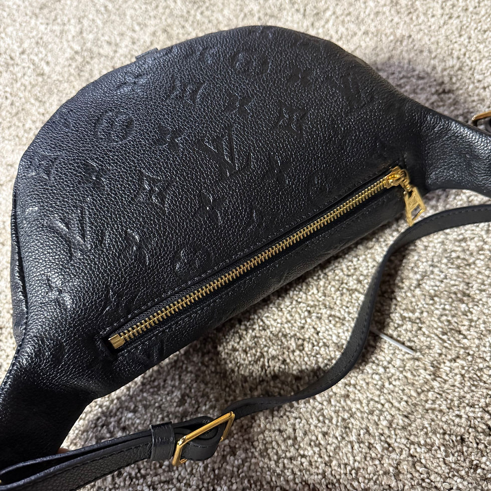 Thumbnail: Louis Vuitton Monogram Empreinte Bumbag – Black