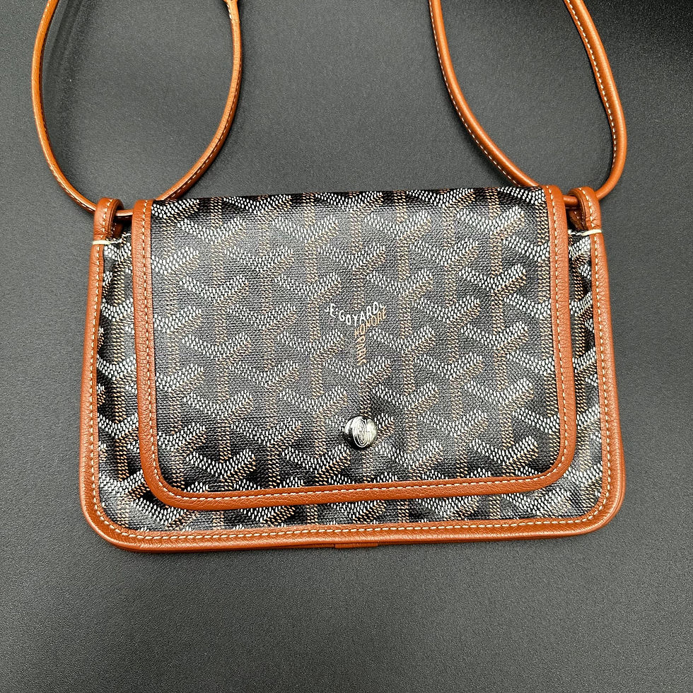 Thumbnail: Goyard Goyardine Plumet Wallet Clutch Black