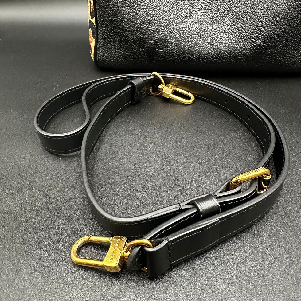 Thumbnail: Louis Vuitton Speedy Bandouliere Bag Wild at Heart Monogram Empreinte Giant 25