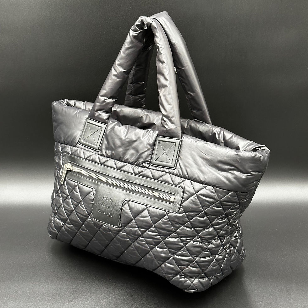 Thumbnail: Chanel Coco Cocoon Reversible Tote Bag - Black