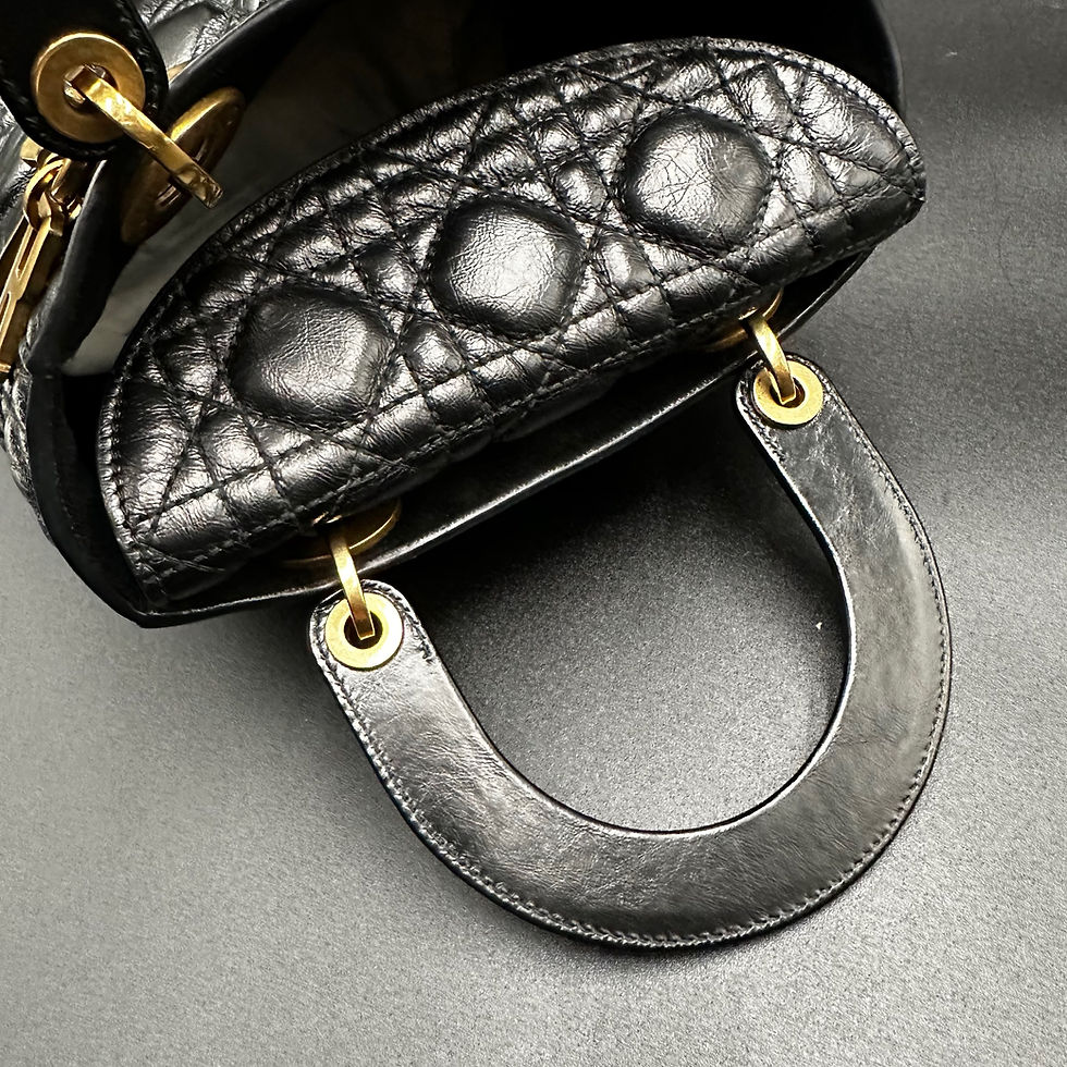 Thumbnail: Christian Dior My ABC Dior Small Calfskin Black Cannage