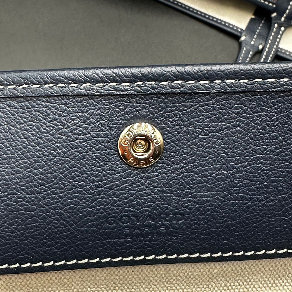 Thumbnail: Goyard Goyardine St. Louis MM Navy Blue