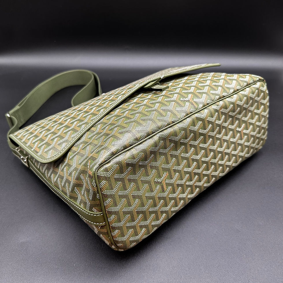Thumbnail: Goyard Capetien MM Messenger bag Luminous Khaki Green