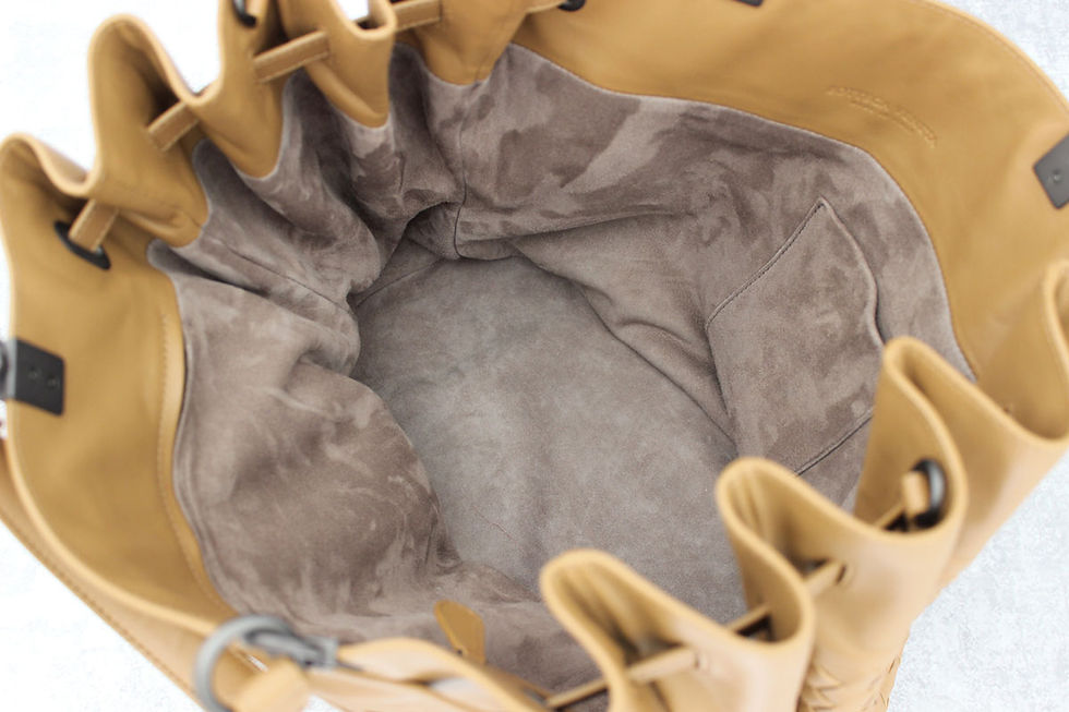 Thumbnail: Bottega Veneta Bucket Bag Camel Intrecciato Nappa