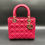 Thumbnail: Christian Dior Medium Lady Dior - Cherry Red