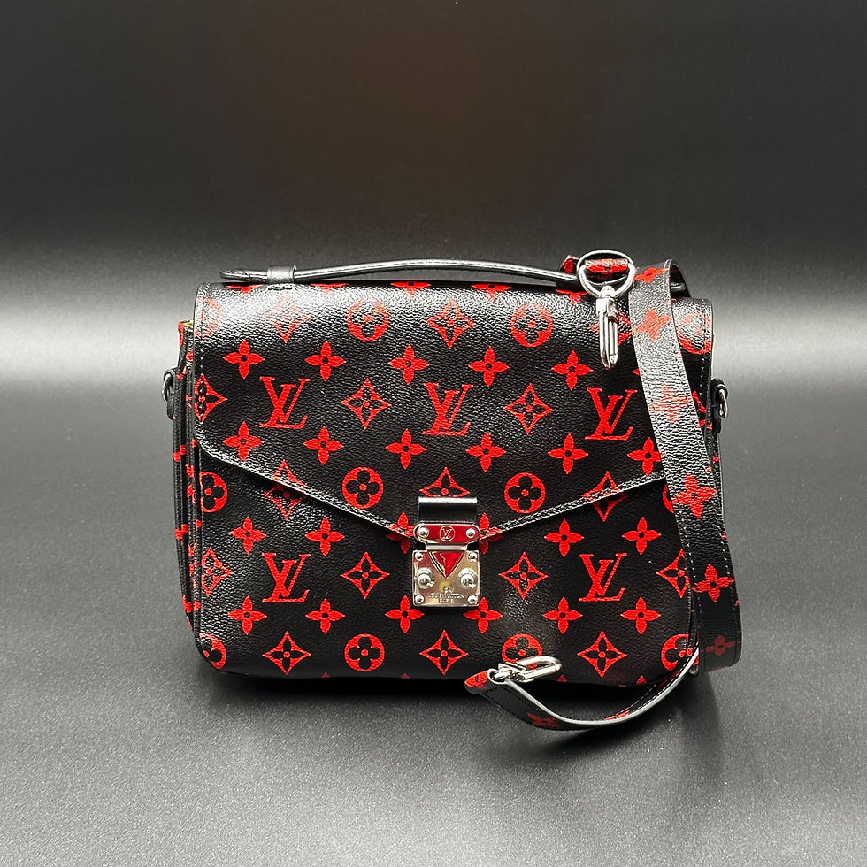 Thumbnail: LOUIS VUITTON Monogram Pochette Métis Infrarouge