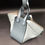 Thumbnail: Loewe Calfskin Medium Hammock Shoulder Bag Ash Grey/Light Celadon