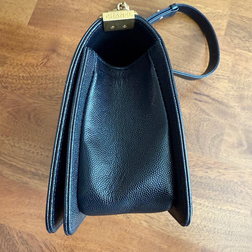 Thumbnail: Chanel Caviar Quilted Medium Boy Flap Black