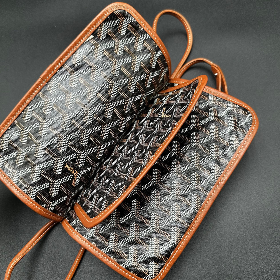 Thumbnail: Goyard Goyardine Plumet Wallet Clutch Black