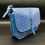 Thumbnail: Goyard Blue Goyardine Canvas Belvedere PM Saddle Bag