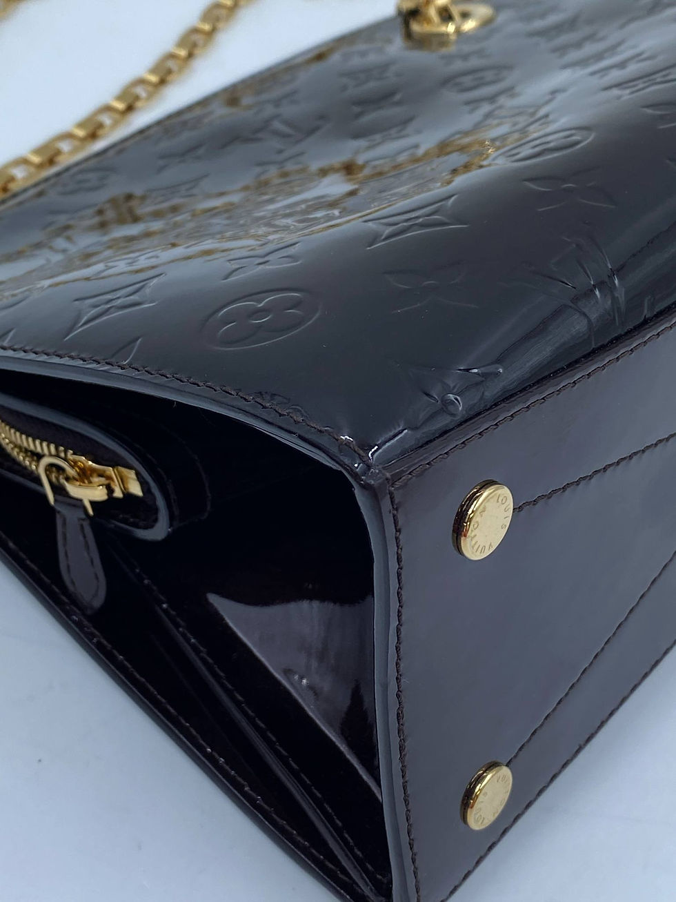 Thumbnail: Louis Vuitton Virginia PM Monogram Amarante Vernis