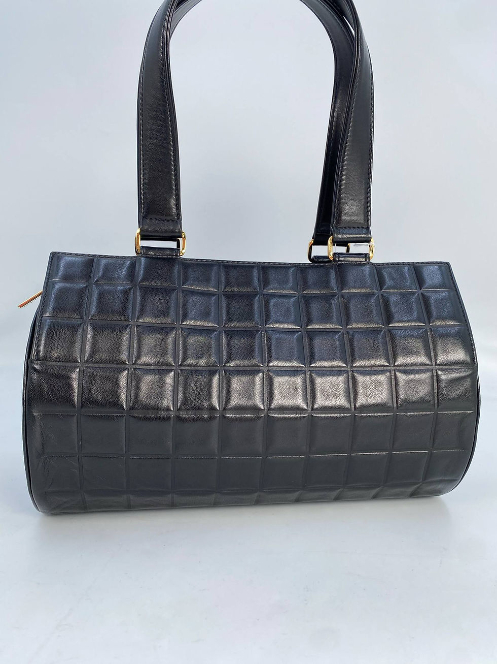 Thumbnail: Chanel Choco Bar Barrel shoulder bag