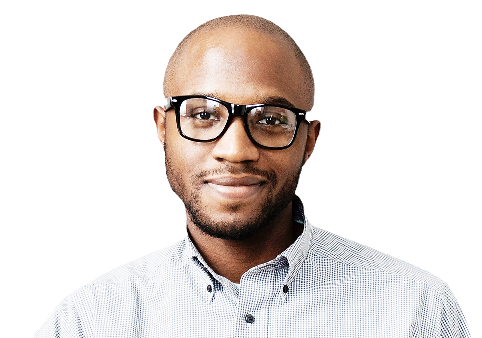 Man with Black Frame Glasses