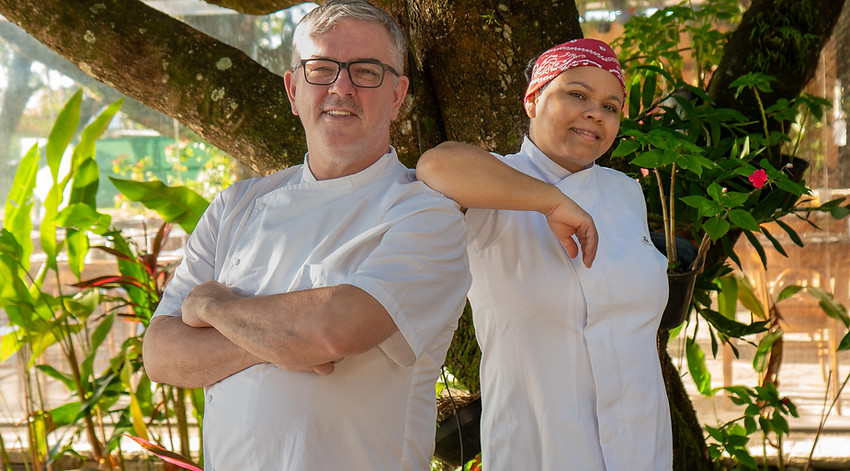 Chef Paulo e a Chef Conceição