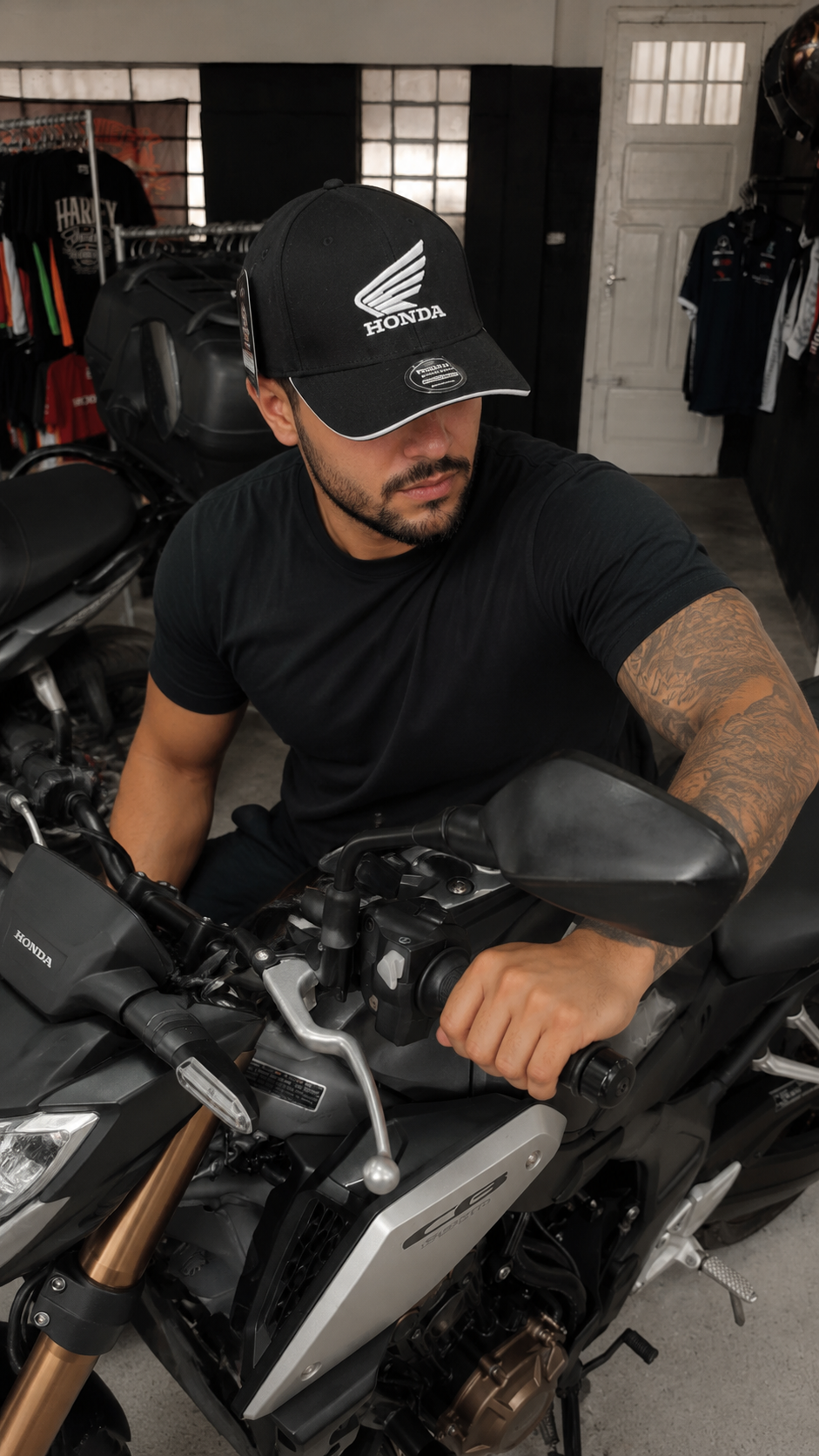 Boné Honda – Preto