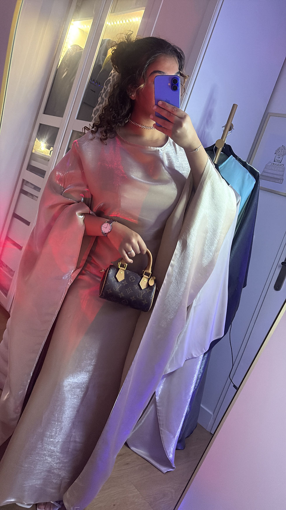 Miniature : Abaya dorée 