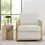 Thumbnail: Juliette Upholstered Natural Cane Swivel Barrel Chair By Joss & Main