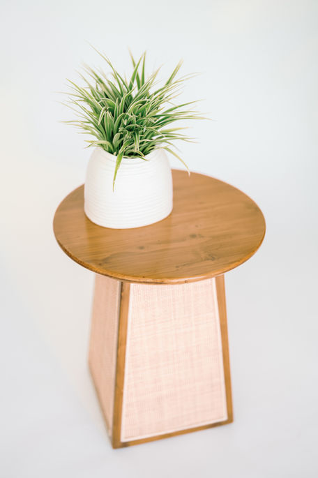 Haven Cane Side Table