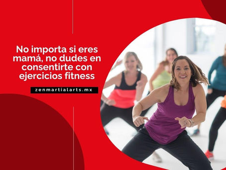 No importa si eres mamá, no dudes en consentirte con ejercicios fitness