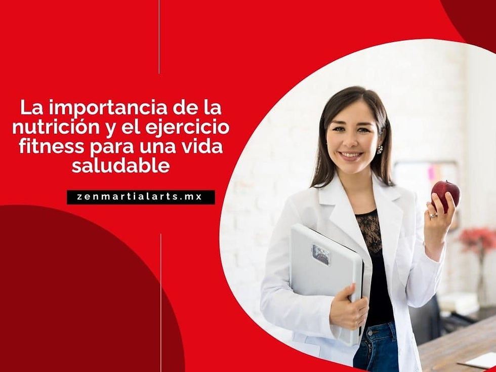 La importancia de la nutrición y el ejercicio fitness para una vida saludable