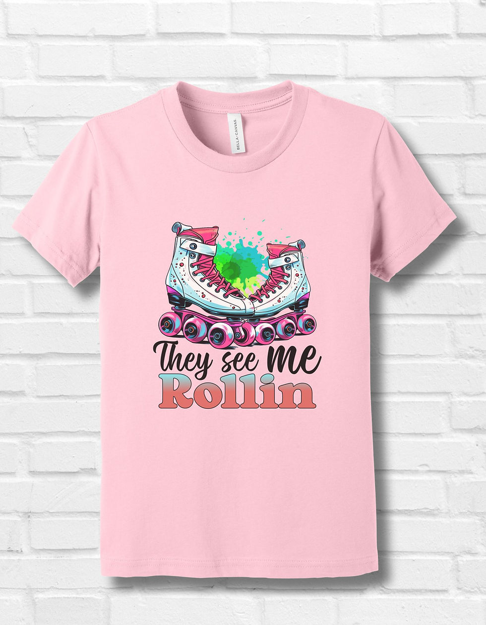 Pink T-shirt Front View