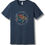 Thumbnail: Heather Navy T-shirt Front View
