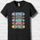 Thumbnail: Black Heather T-shirt Front View