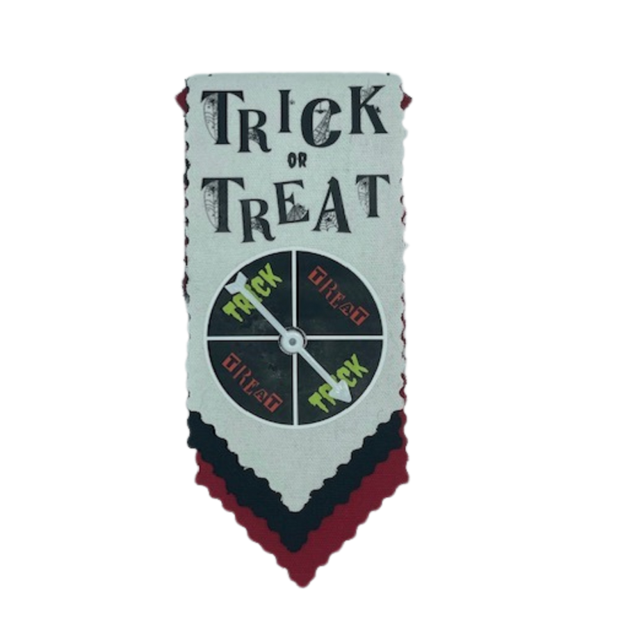 Trick or Treat spinner Pocket Pennant
