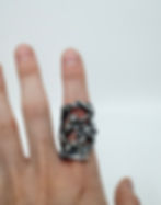 Thumbnail: Scrap Silver Aquamarine Ring