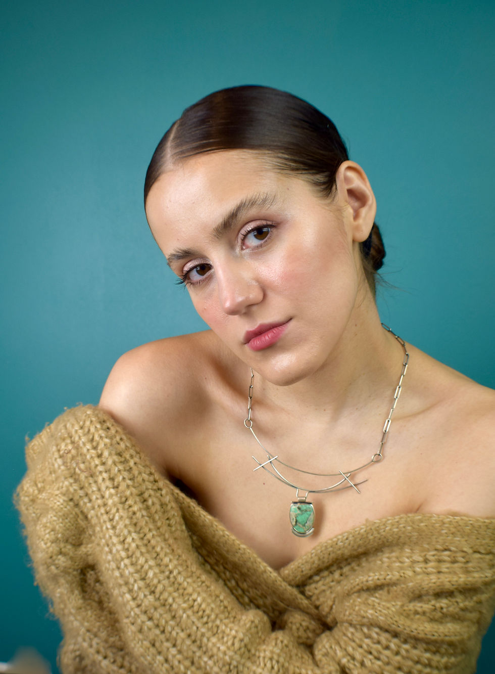Thumbnail: Variscite Collar Necklace