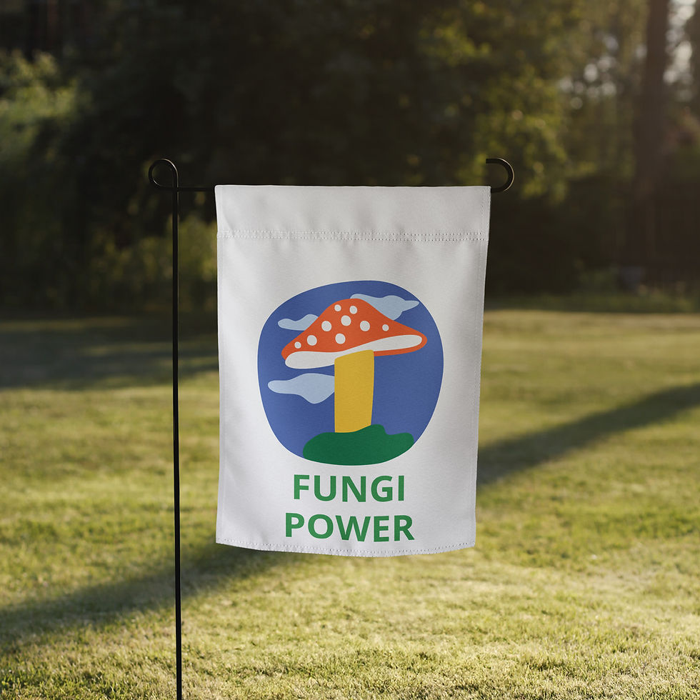 Thumbnail: Mushroom Lovers' Garden flag 