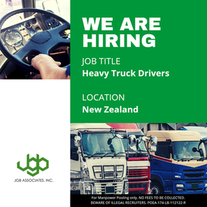 NEW ZEALAND HIRING - HEAVY TRUCK DRIVERS