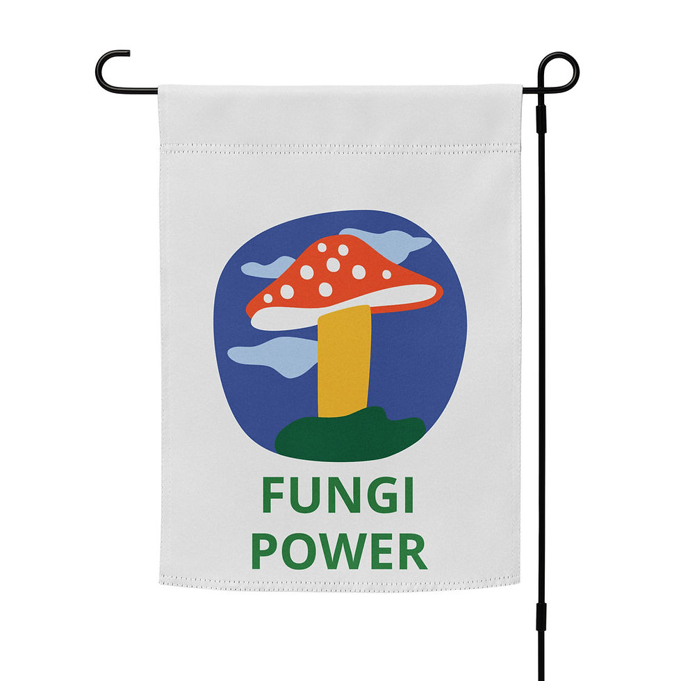Thumbnail: Mushroom Lovers' Garden flag 