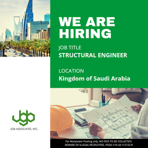 SAUDI ARABIA HIRING - STRUCTURAL ENGINEER